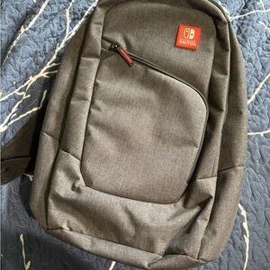 Gray Nintendo Switch Storage Backpack